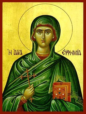 SAINT EUPHEMIA, THE GREAT MARTYR