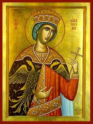 SAINT CATHERINE THE GREAT MARTYR, OF ALEXANDRIA