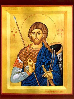 SAINT ARTEMIUS, THE GREAT MARTYR, AT ANTIOCH