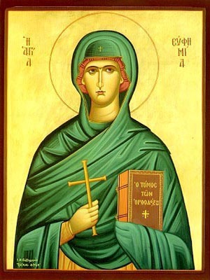 SAINT EUPHEMIA, THE GREAT MARTYR