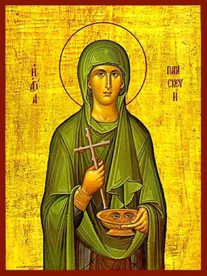 SAINT PARASCEVE, THE GREAT MARTYR, OF ROME