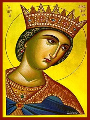 SAINT CATHERINE THE GREAT MARTYR, OF ALEXANDRIA, BUST