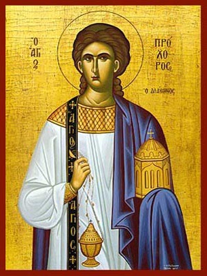 SAINT PROCHORUS THE ΑPOSTLE AND DEACON