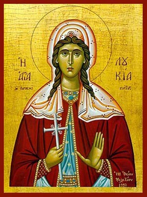SAINT LUCY, VIRGIN-MARTYR, OF SYRACUSE, ITALY