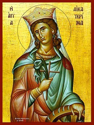 SAINT CATHERINE THE GREAT MARTYR, OF ALEXANDRIA