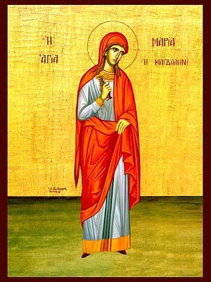 SAINT MARY MAGDALEN, THE MYRRH-BEARER, FULL BODY