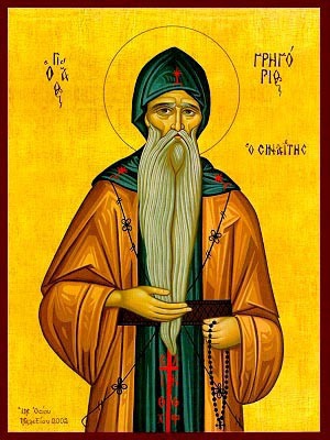 SAINT GREGORY THE SINAITE