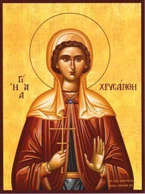 SAINT CHRYSANTHE, MARTYR