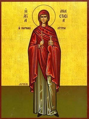 SAINT ANASTASIA THE GREAT MARTYR, DELIVERER FROM BONDS, FULL BODY
