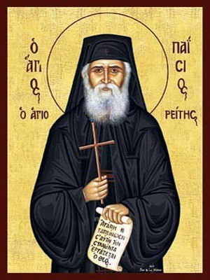 SAINT PAISIOS OF THE HOLY MOUNTAIN, WITH SCROLL AND CROSS 1 SAINT PAISIOS OF THE HOLY MOUNTAIN, WITH SCROLL AND CROSS