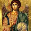 ARCHANGEL ΜΙCHAEL - Silkscreen on Cotton Canvas, 20×26cm / 8×10,4in