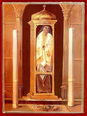 SAINT DIONYSIUS OF ZANTE, GREECE, BISHOP OF AEGINA, RELIC